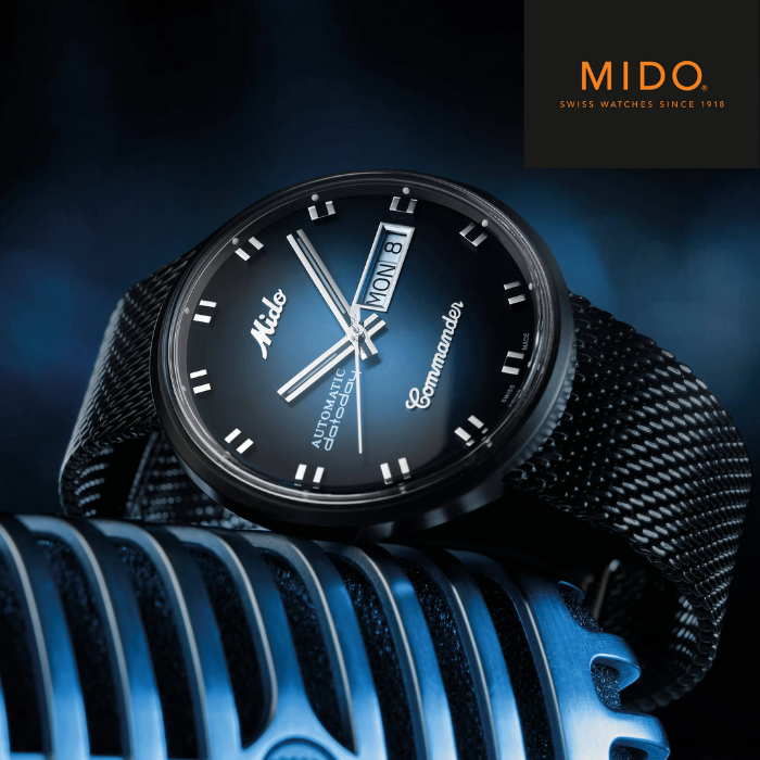 Mido swiss 2025 watches since 1918
