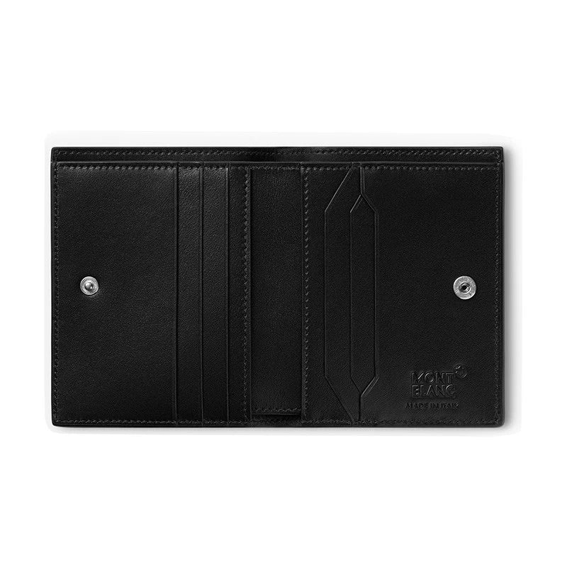 Montblanc Portafoglio Compatto 6 Tasche in Pelle Meisterstück 129677