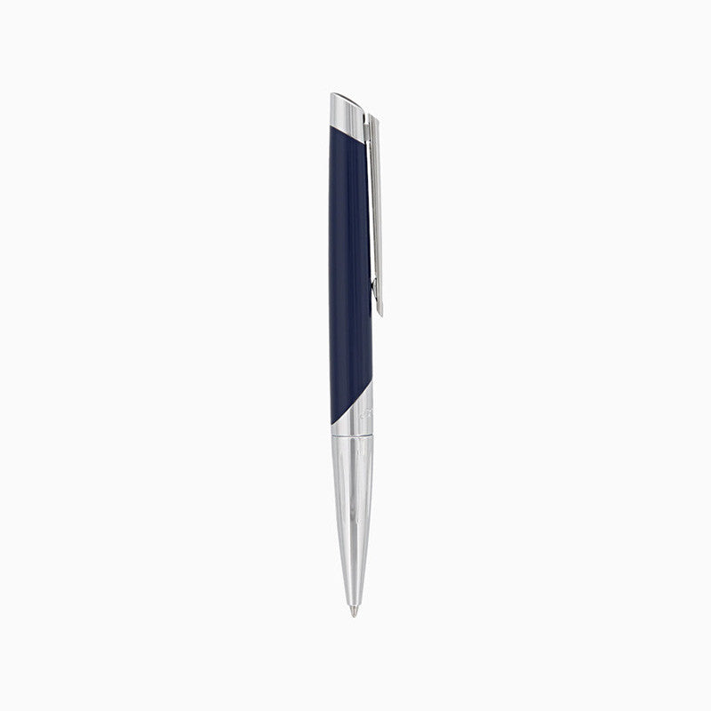 S.T.Dupont Penna A Sfera Argento E Blu Matte
