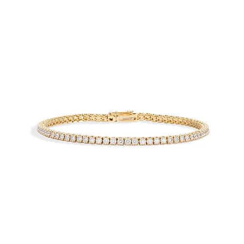 Recarlo Bracciale Tennis In Oro Giallo E Diamanti Da 1.71 CT
