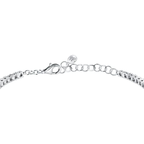 Morellato Bracciale Tennis con Zirconi Bianchi e Cuori Rossi