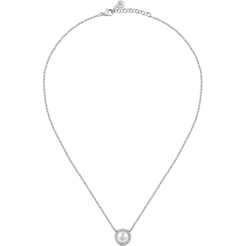 Morellato Collana con Perla e Cristalli Bianchi