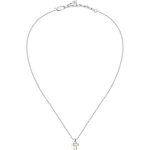 Morellato Collana con Croce e Dettaglio Dorato