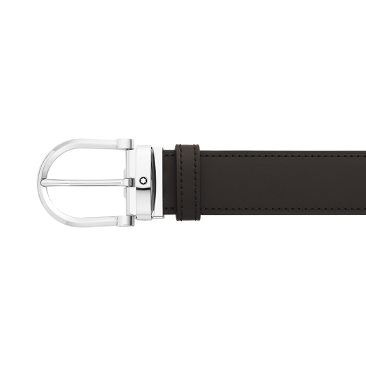 Montblanc Cintura Reversibile Horseshoe 35 mm in Pelle 128783