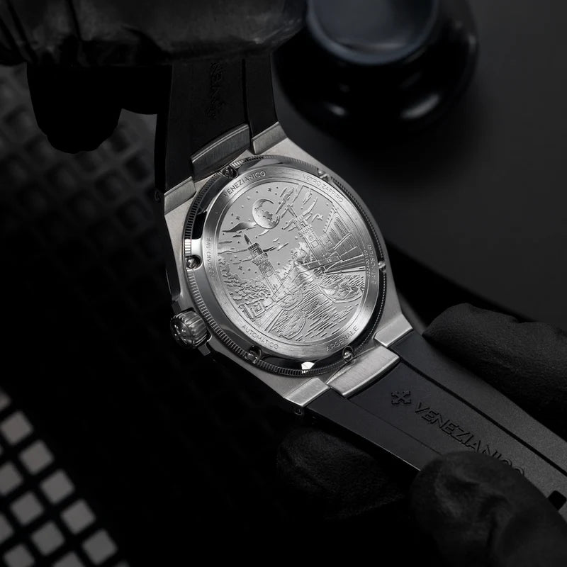 Venezianico Orologio Automatico Arsenale Ultrablack