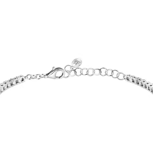 Morellato Bracciale Tennis con Zirconi Bianchi e Cuori Blu