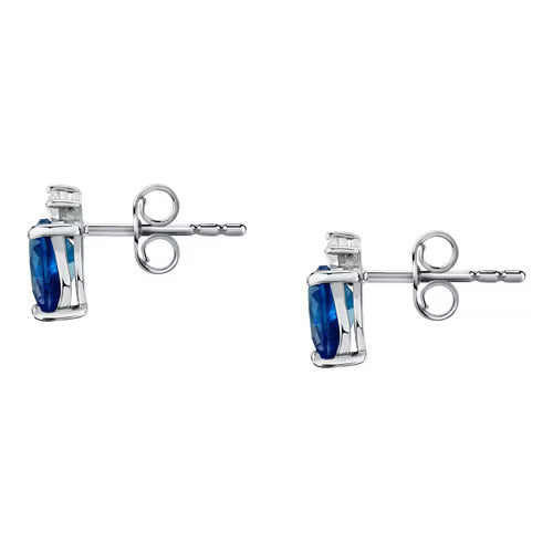 Morellato Orecchini Cuore Con Zircone Blu