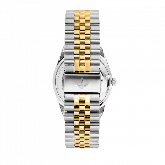 Lucien Rochat Orologio Da Uomo Automatico Bienne Blu E Dorato