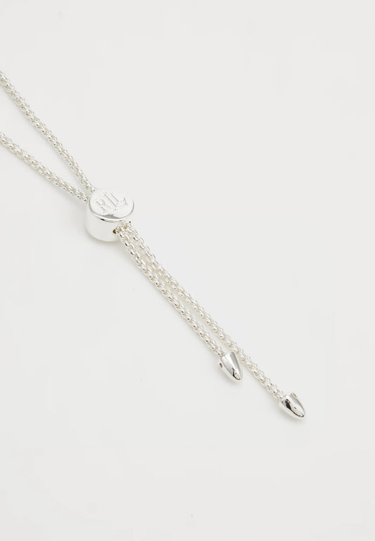 Ralph Lauren Bracciale Con Piastra Ovale Con Logo