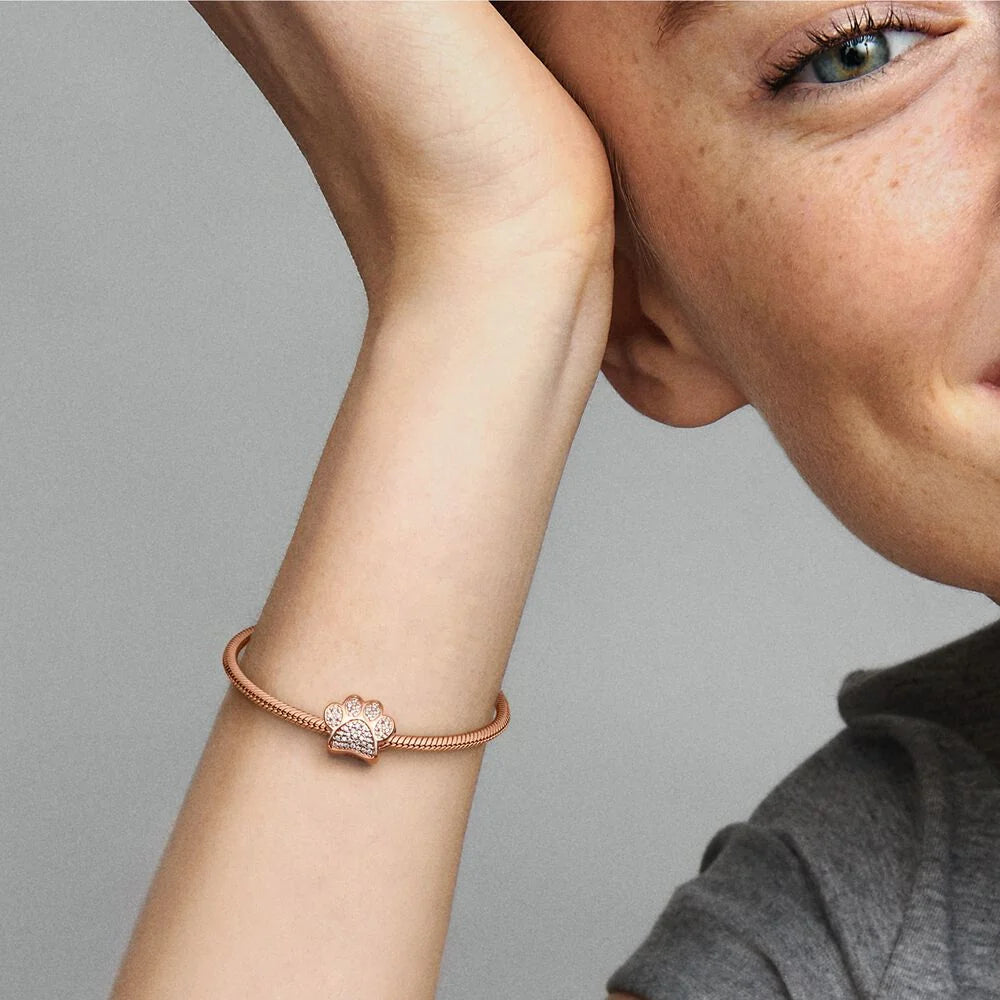 Pandora Charm Zampina Rivestito in Oro Rosa