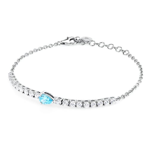 Morellato Bracciale Tennis con Zircone Azzurro A Goccia
