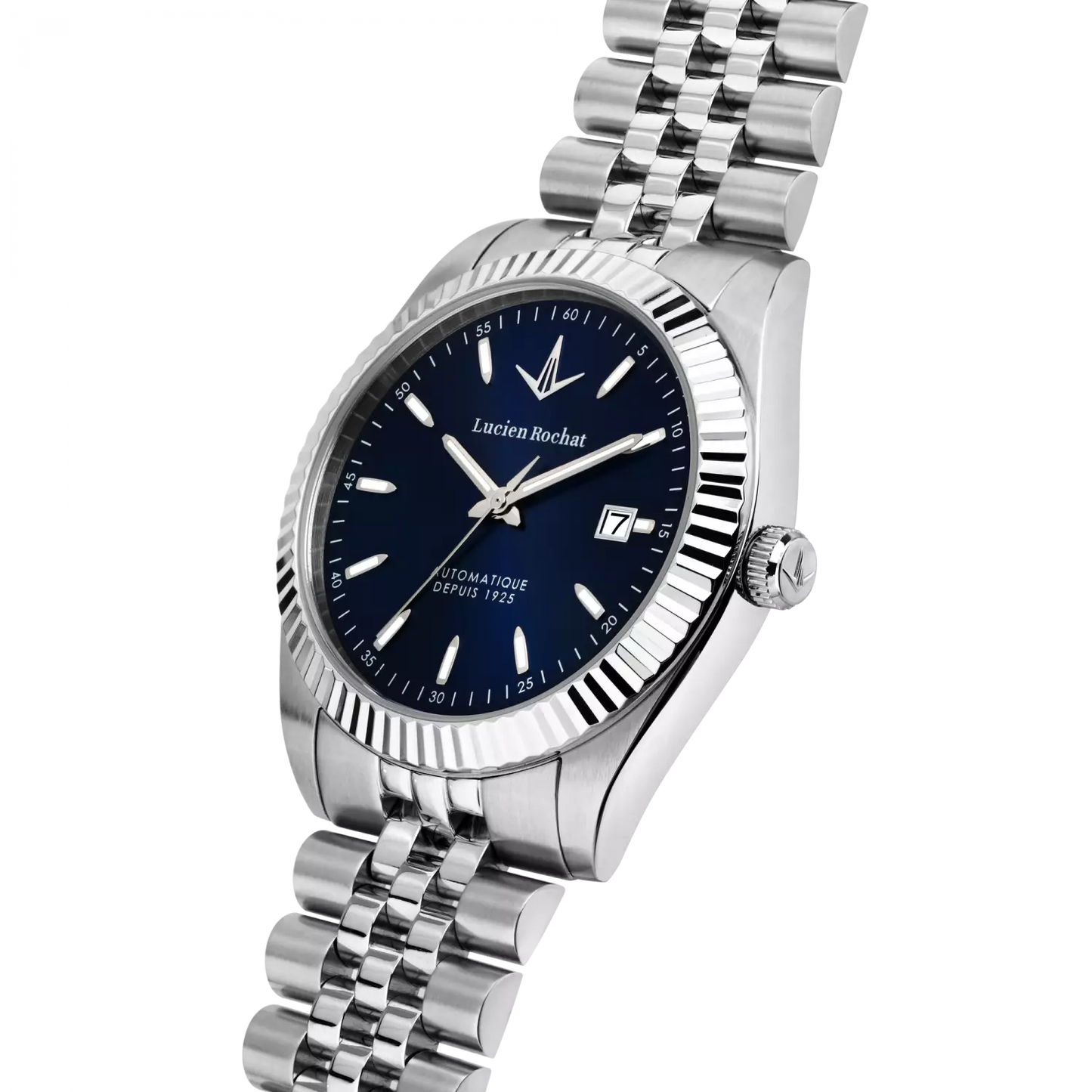 Lucien Rochat Orologio Da Uomo Automatico Bienne Blu