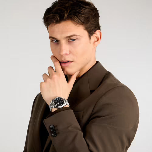 Lucien Rochat Orologio Da Uomo Automatico Bienne Nero