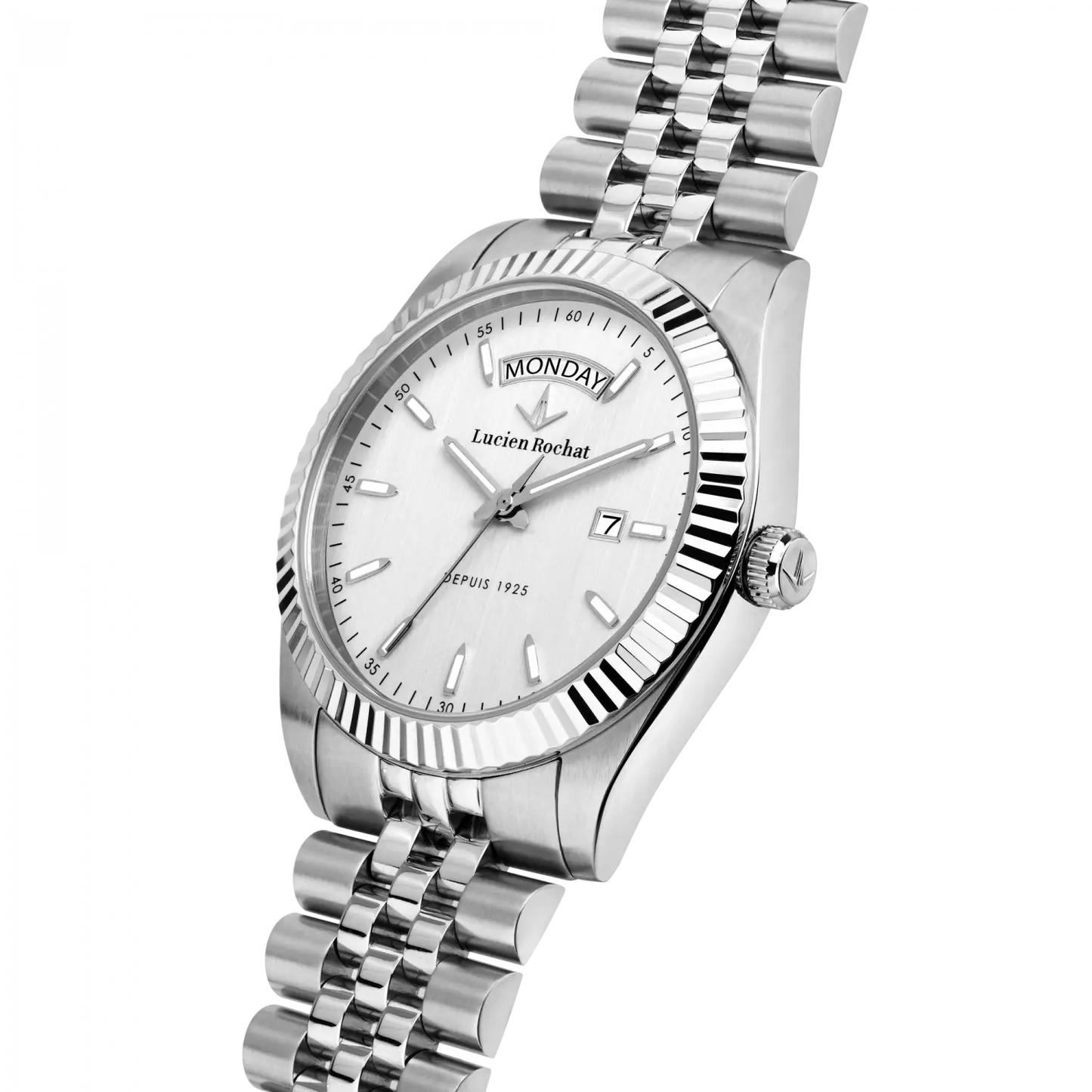 Lucien Rochat Orologio Da Uomo Bienne Silver