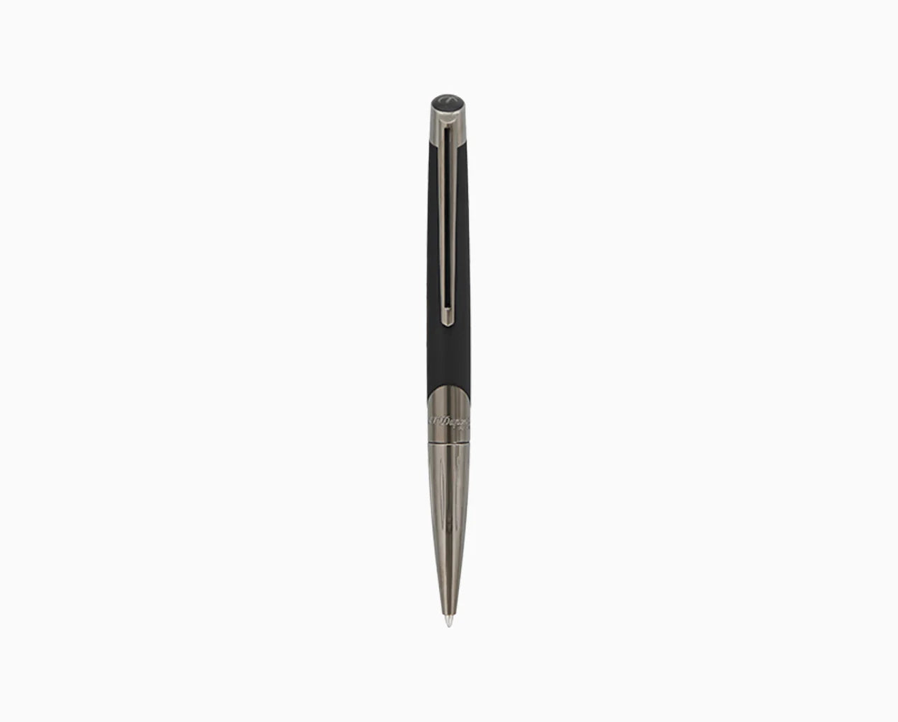 S.T.Dupont Penna A Sfera Gun Metal E Nero Matte