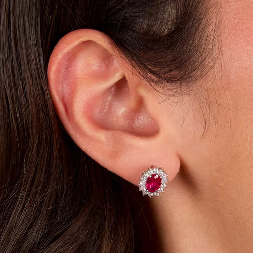 Morellato Orecchini con Zircone Rosso