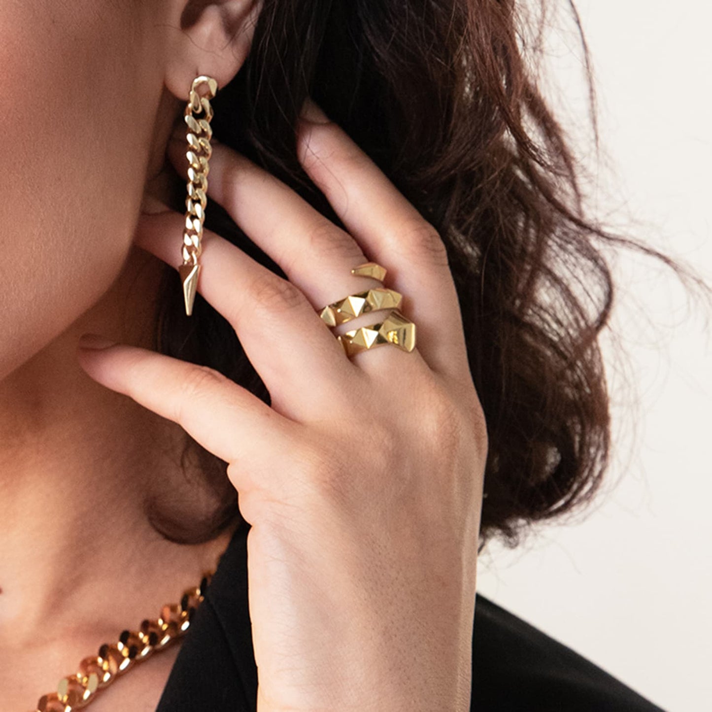 Unoaerre Orecchini Donna A Catena Pendente