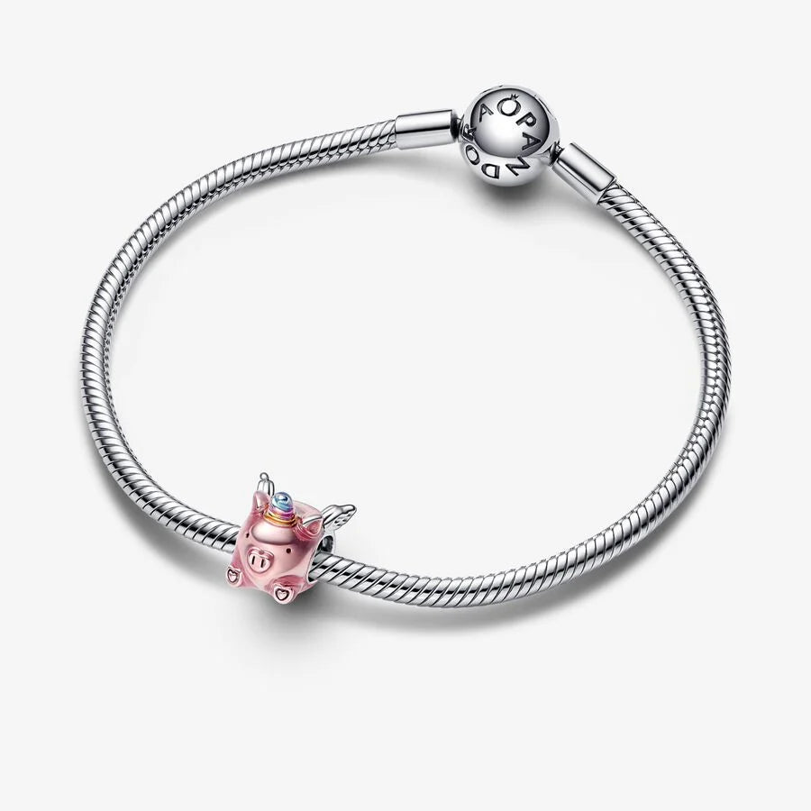 Pandora Charm Pandora Maialino Unicorno Volante