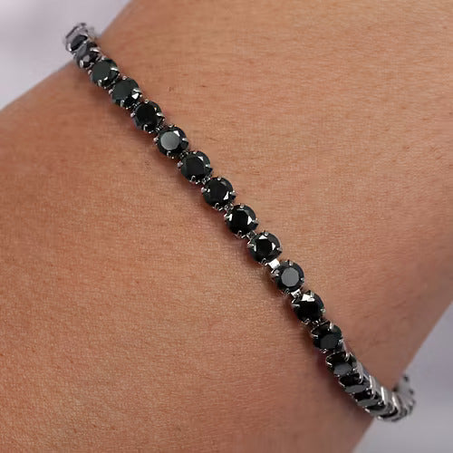 Sector Bracciale Uomo Tennis Con Zirconi Neri SANN45