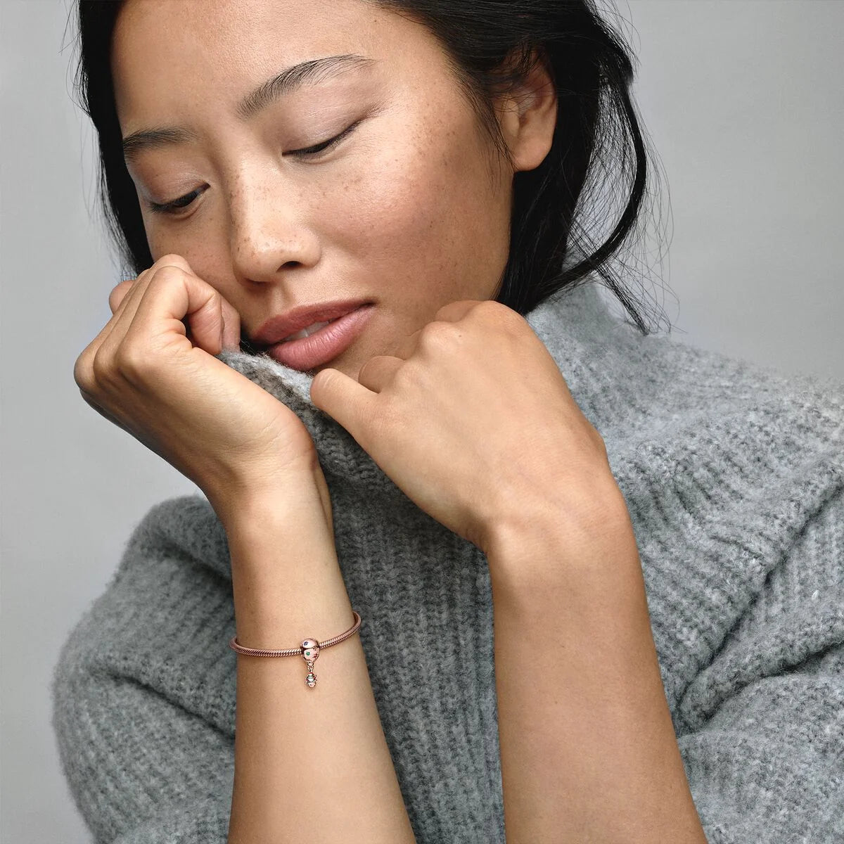 Pandora Charm Pendente Babbo Natale in Mongolfiera