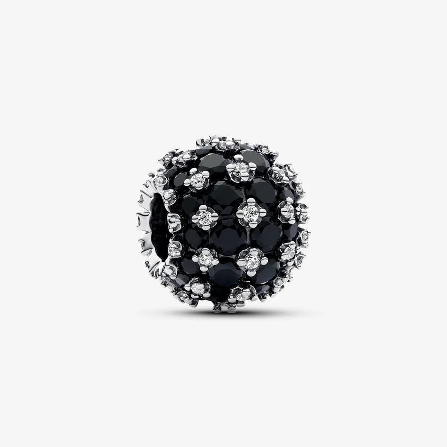Pandora Charm Pavè Pietre Luminose Nere