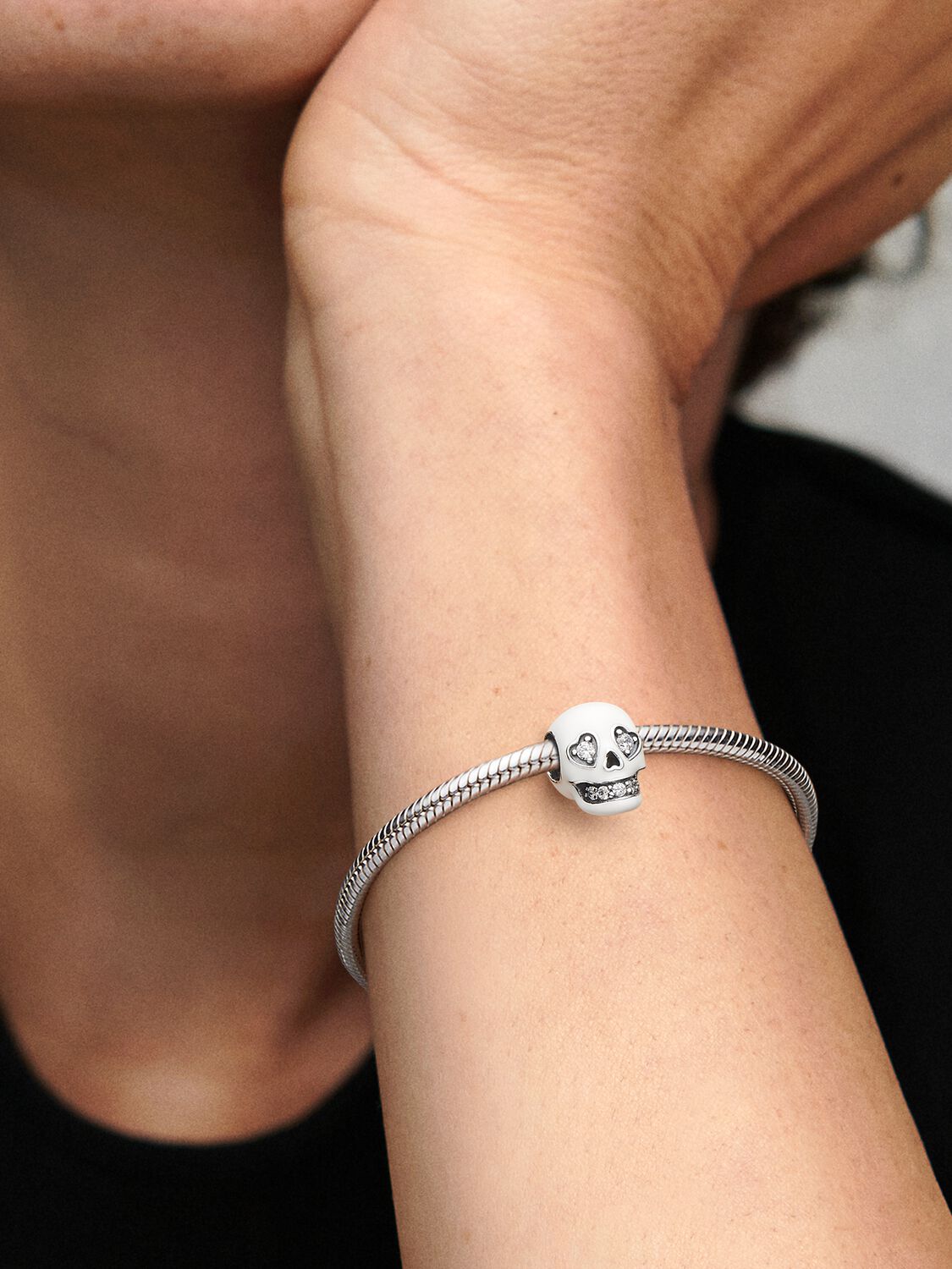 Pandora Charm Teschio che si illumina al buio