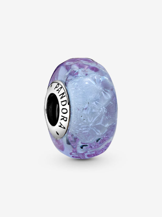 Pandora Charm Vetro di Murano Lavanda