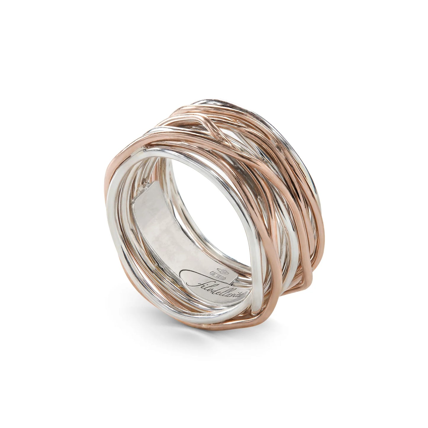 Filo Della Vita By Rubinia 13 Fili In Argento E Oro Rosa