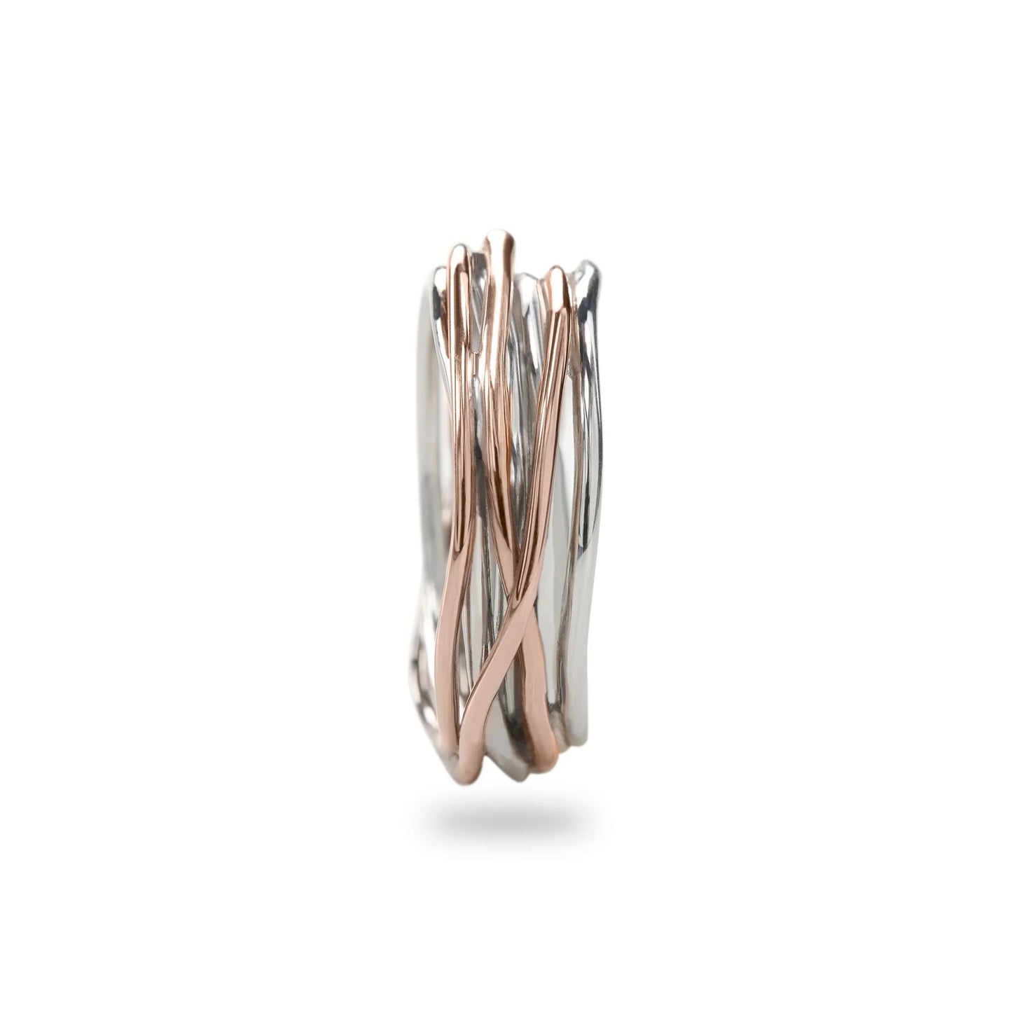 Filo Della Vita By Rubinia 7 Fili In Argento E Oro Rosa