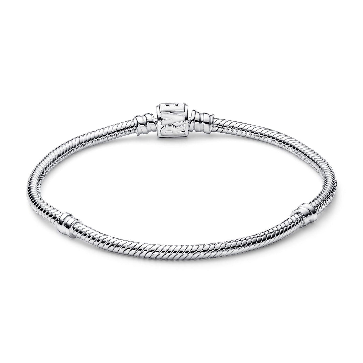 Pandora Bracciale Pandora Moments con Maglia Snake e Chiusura con Logo Marvel