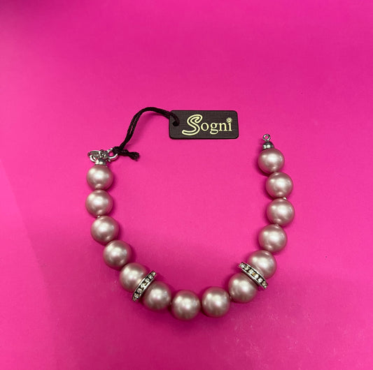 Sogni Bracciale Perle Rosa