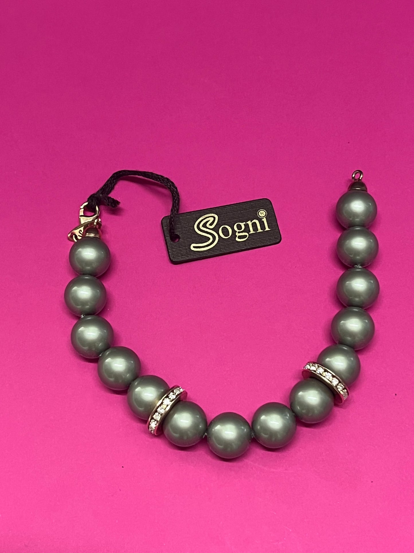 Sogni Bracciale Perle Verde