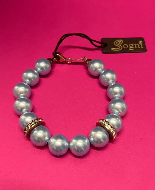 Sogni Bracciale Perle Blu