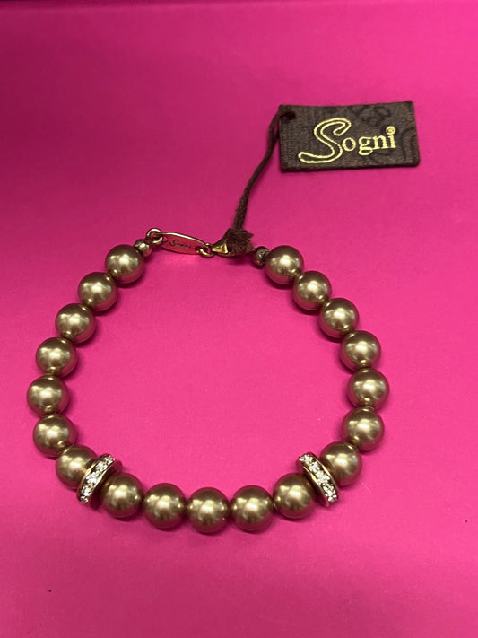 Sogni Bracciale Perle Bronzo