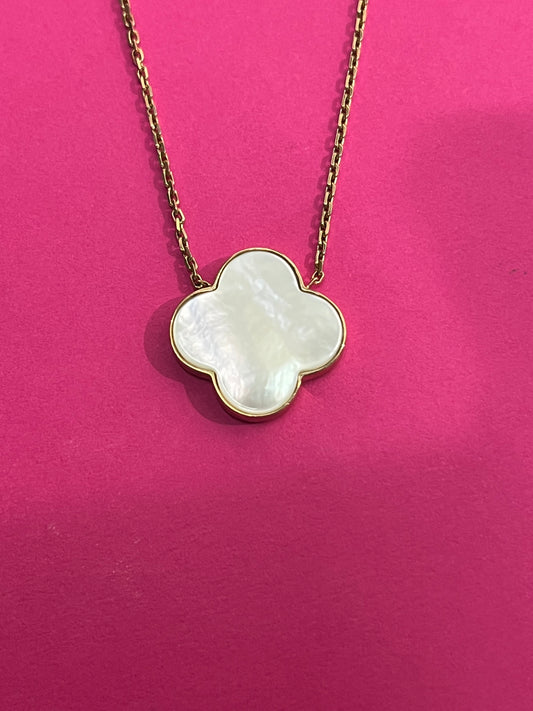 Collana Oro 18 kt Con Ciondolo in Madreperla - Le Fer Shop