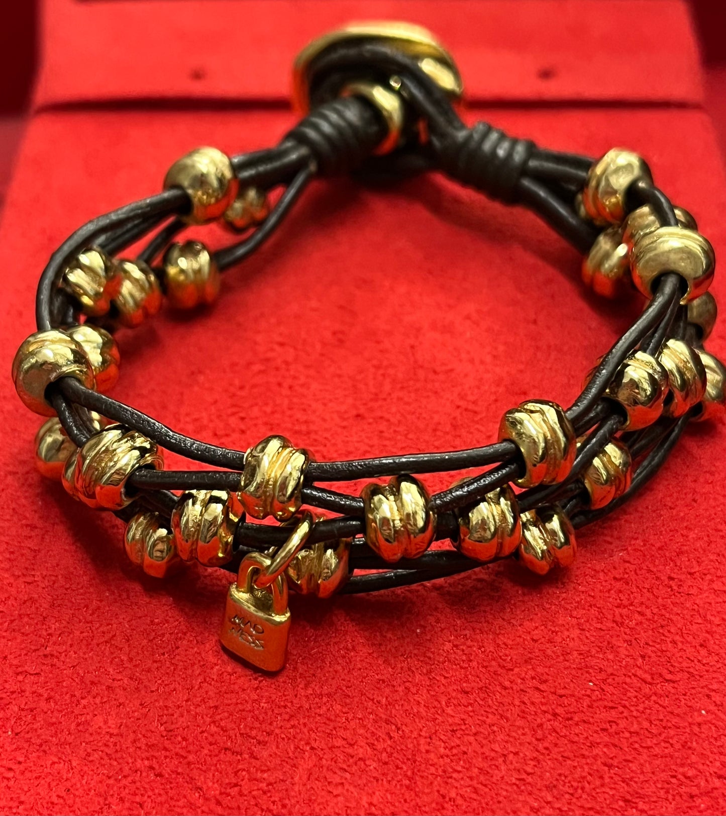 Madness Milano Bracciale Dorato Intrecciato