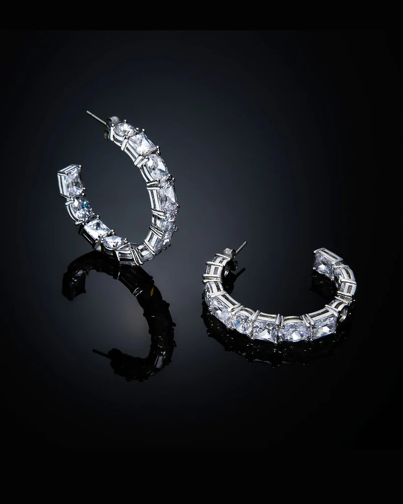 Chiara Ferragni Orecchini Cerchio Zirconi