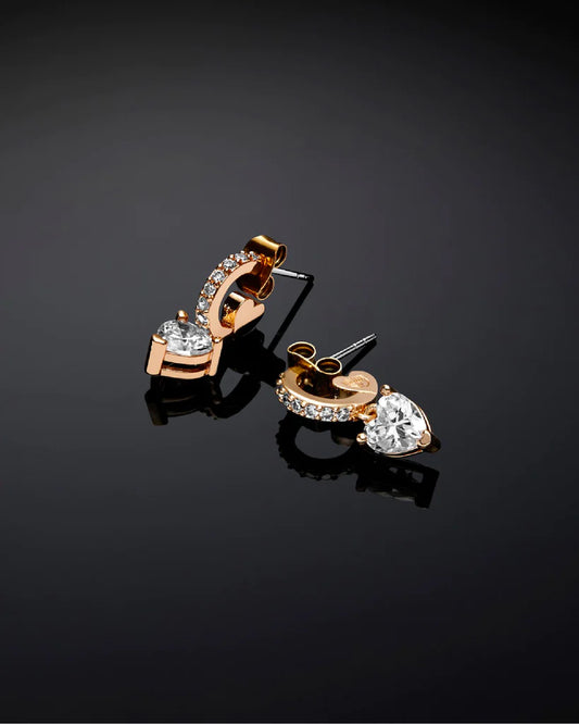 Chiara Ferragni Orecchini A Cerchio Con Cuore Pendente