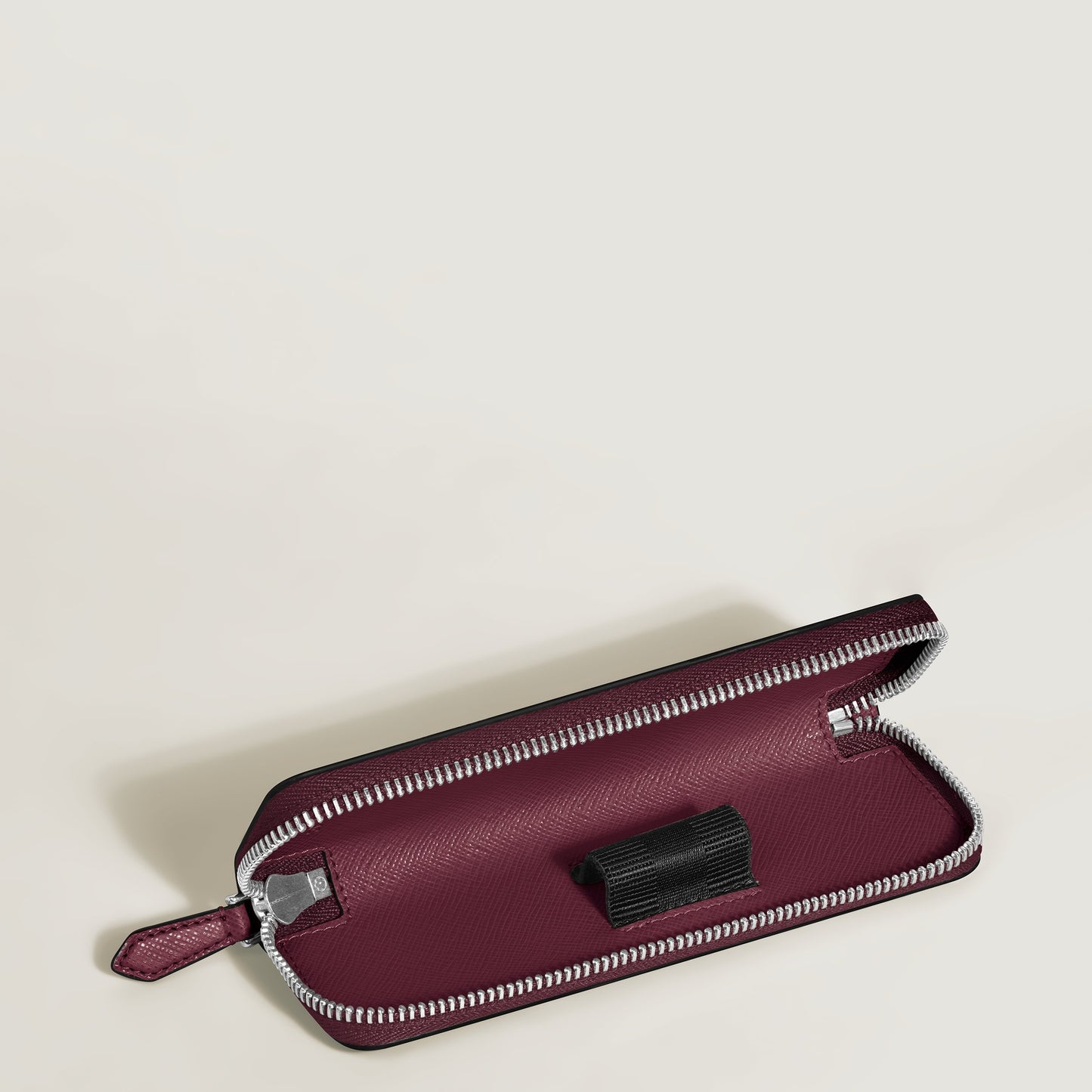 Montblanc Astuccio Per 1 Strumento Da Scrittura Con Cerniera Sartorial Bordeaux 199382