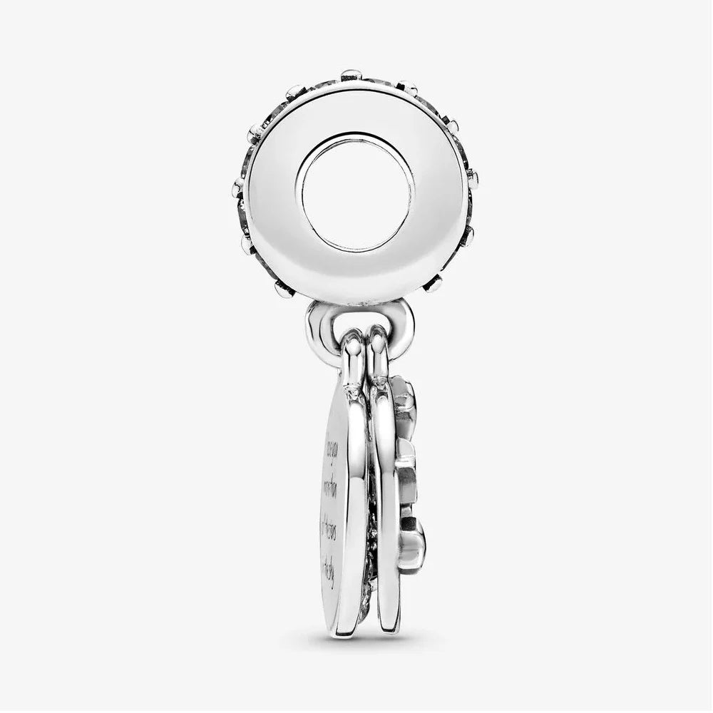 Pandora Charm Stelle e Luna Crescente con Cielo Notturno.