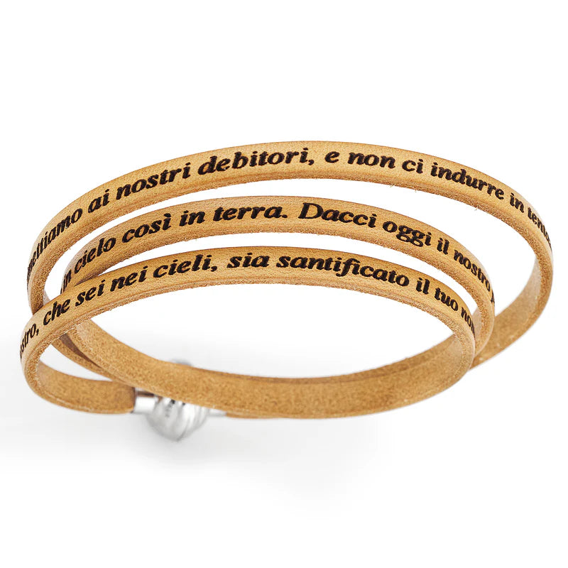 Amen Bracciale Preghiera Padre Nostro Unisex