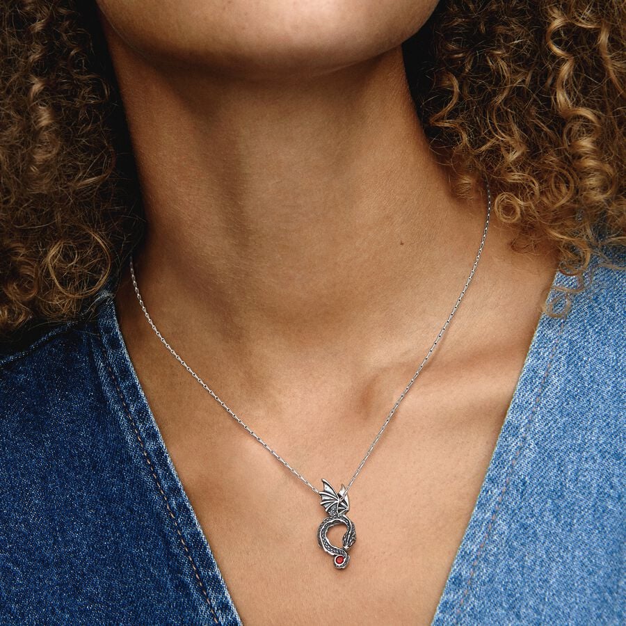 Pandora Trono Di Spade Collana Con Drago