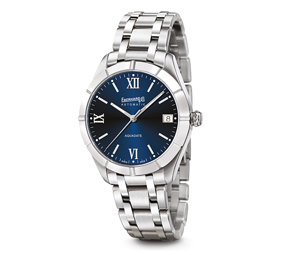 Eberhard Aquadate Grande Taille Blu 41045 CA