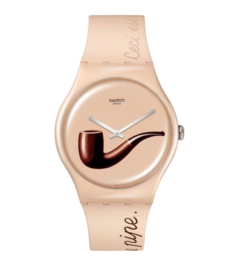 Swatch Orologio La Trahison Des Images By Rene Magritte