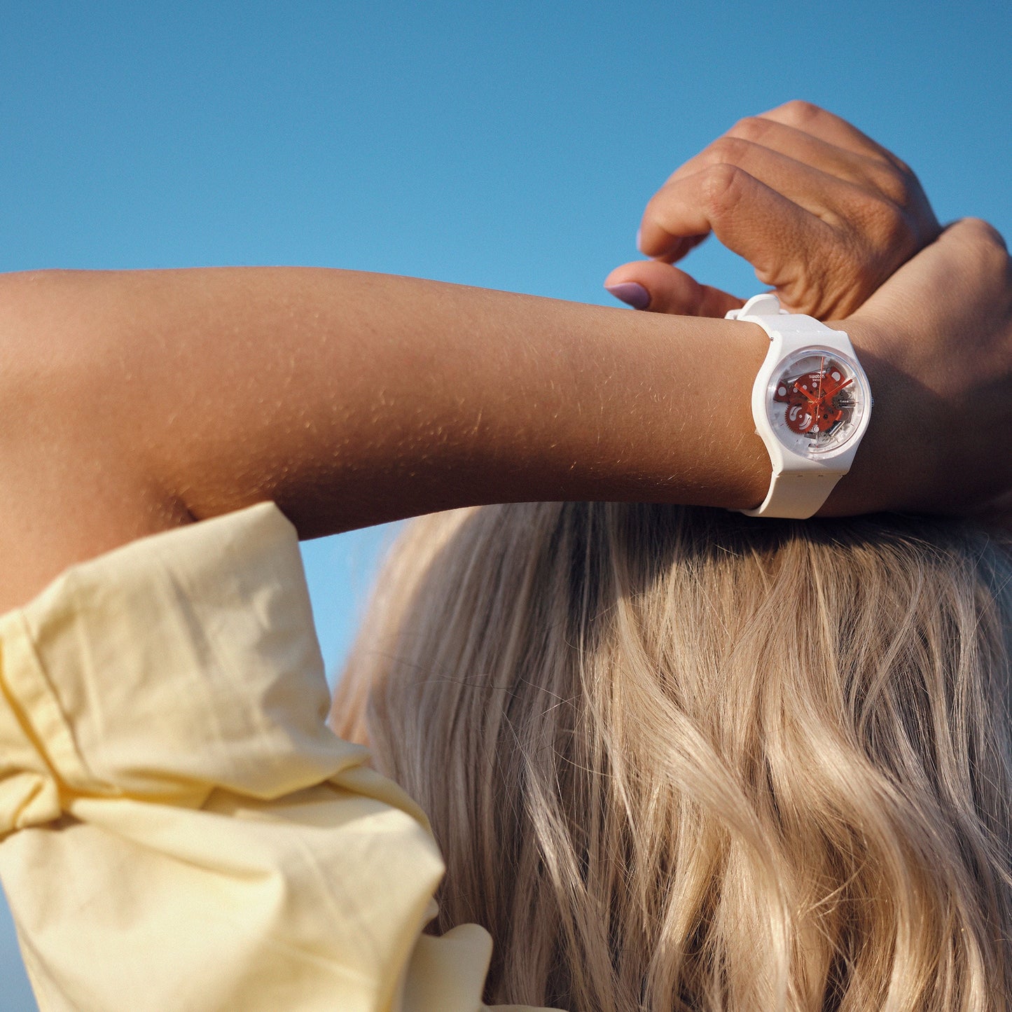 Swatch Orologio Time To Red Small
