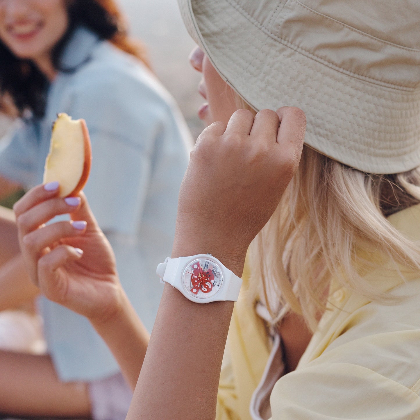 Swatch Orologio Time To Red Small