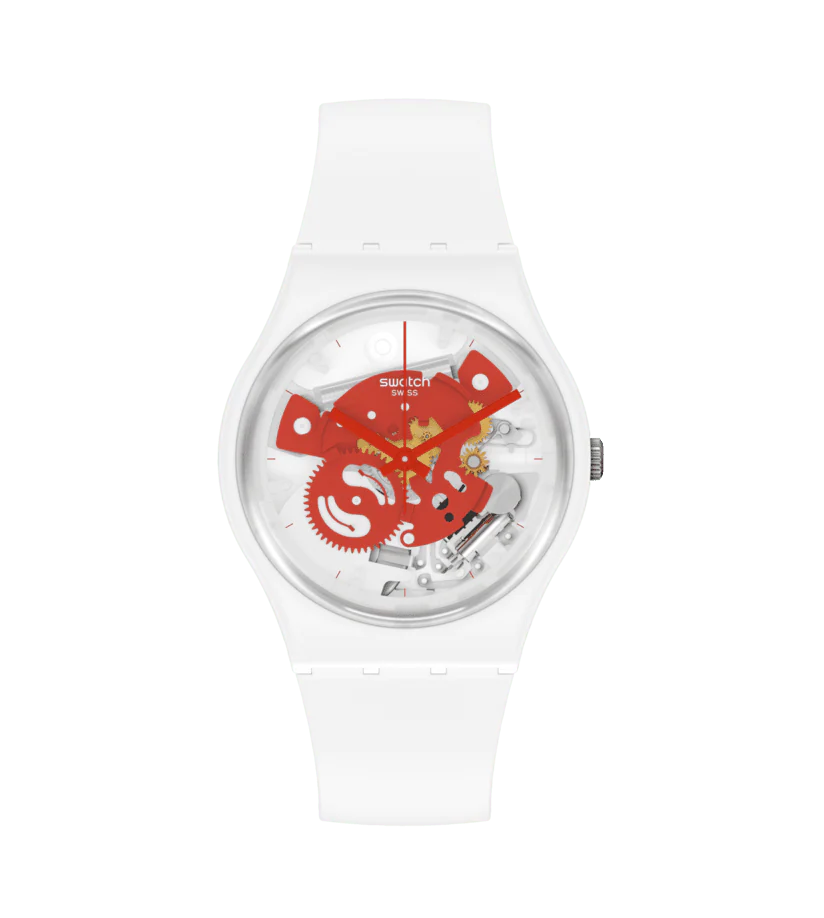 Swatch Orologio Time To Red Small