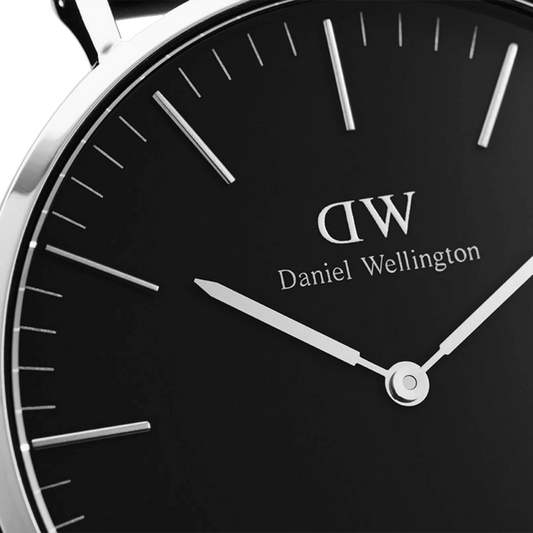 Daniel Wellington Orologio Classic Bayswater Black Silver Blu