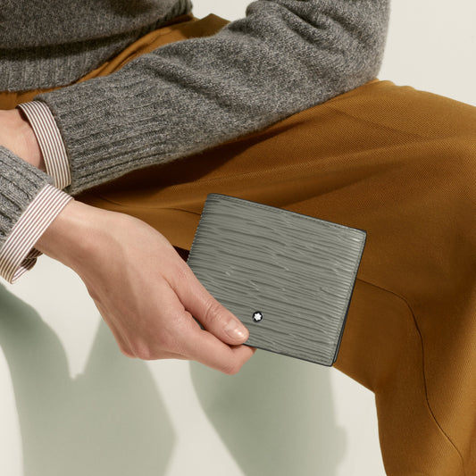 Montblanc Portafoglio 8 scomparti 4810 Grigio 199344