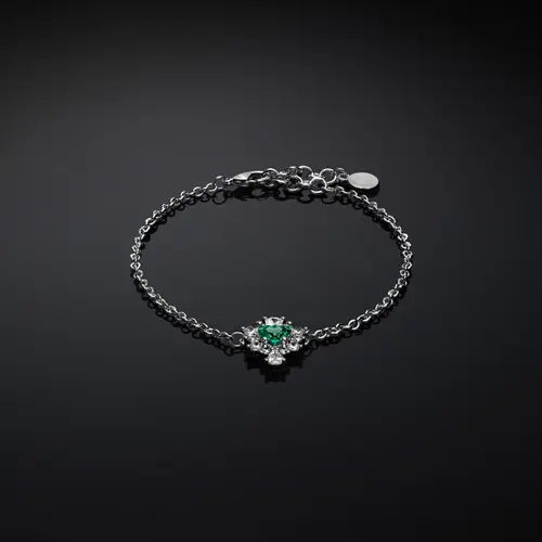 Chiara Ferragni Bracciale Zircone Verde